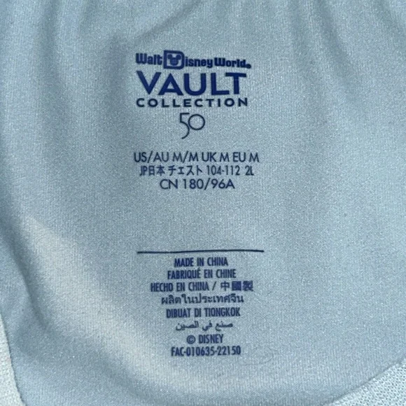 Walt Disney 50th Anniversary maps shirt. Long sleeve.  Size Medium. - Picture 2 of 16